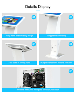 Nhà máy giá tốt 23 24 inch tầng đứng màn hình cảm ứng thông tin tương tác Android hiển thị kỹ thuật số kiosk màn hình cảm ứng - Product Image 5