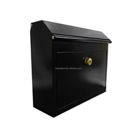 Boîte à colis compacte WELDON, boîte aux lettres extérieure sécurisée et verrouillable en métal pour la livraison de colis à domicile et au bureau