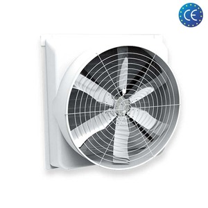 Ventilateur d'extraction industriel Terrui silencieux de <span class=keywords><strong>48</strong></span> pouces avec moteur EC à faible bruit, boîtier insonorisé, contrôle PLC/application, montage mural - Product Image 3