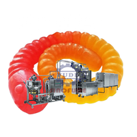 Ligne de production entièrement automatique multifonctionnelle 3D de bonbons en gelée d'amidon de gélatine de pectine de vitamine Machine de fabrication d'ours en gélatine