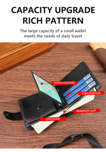 Multifunctional Storage Bag Vintage <b>for</b> <b>Men</b> Leather Short Hasp Man <b>Wallets</b> Casual Coin Male Slim Photo Card - Product Image 4