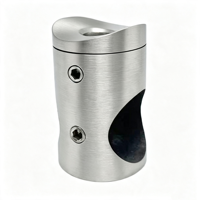Condibe Raccord de câble de garde-corps en acier inoxydable satiné couleur argent