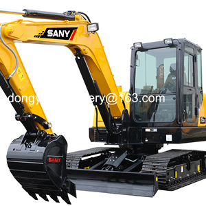 รถขุดตีนตะขาบมือสอง ยี่ห้อ SANY รุ่น SY55C ขนาด 5 ตัน พร้อมใบมีด/เครื่องยนต์อีซูซุ ของแท้จาก MINI Original Machinery - Product Image 1