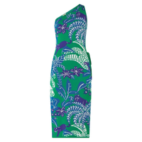 Robe d'été tendance style brésilien 2026 personnalisée, colorée, à bretelles, ajourée, en tricot jacquard, pour la plage