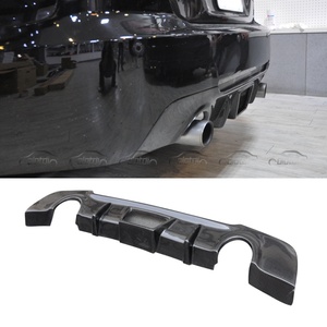 Difusor de Carbono Estilo V, Alerón Trasero para Parachoques, Aletas Divisoras para BMW E92 E93 M Tech 2008-2014 - Product Image 4