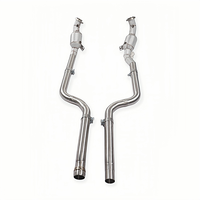 Collecteur d'échappement haute performance pour Mercedes-Benz CLS300 CLS350 CLS400 W218 3.0T V6, en acier inoxydable, avec tuyaux d'échappement sport et downpipe