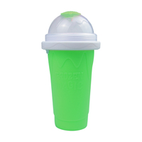 Frozen Magic Slushy Cup Quatre Couleurs De Qualité Alimentaire Silicone Slushy Maker Cup DIY Smoothie Pinch Cup