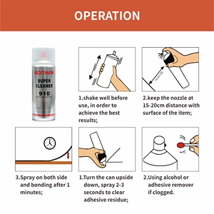 Sinh Thái Thân Thiện Với Làm Sạch Phun Nhanh Khô Sạch Hơn Phun Thấp Mùi An Toàn Sạch Hơn Đa Mục Đích Hiệu Suất Cao Dính <span class=keywords><strong>Remover</strong></span> - Product Image 6