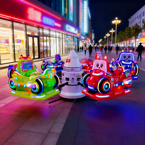 Manège volant électrique rotatif pour enfants, à piles, lumineux, pour <span class=keywords><strong>plaza</strong></span>, en forme de poisson volant, pour les installations de divertissement - Product Image 4