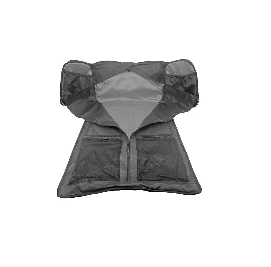 कस्टम डिजाइन फैशन 2 में 1 फोल्डेबल परिवर्तनीय परिधान डफले पर ले जाने वाली महिलाओं के सूटकेस