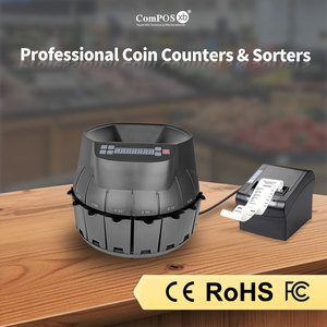 ComPOSxb Compteuse <span class=keywords><strong>de</strong></span> monnaie à auto-examen SE9000 : Compte et trie les pièces mixtes avec <span class=keywords><strong>la</strong></span> machine <span class=keywords><strong>de</strong></span> tri automatique des pièces - Product Image 3