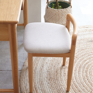 Taburete de Bar Moderno de Madera de Haya Maciza, Banco para Dormitorio o Cocina - Product Image 6