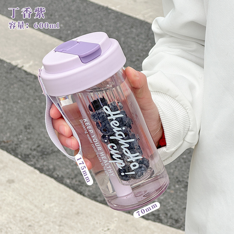 Purple [with tea container and carrying rope]