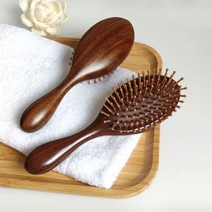 Professional Wooden airbag Detangling <b>Brush</b> Bathroom Hair Scalp Massage <b>Brush</b> - Product Image 6