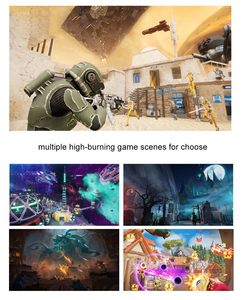 Máy nghe nhạc duy nhất công viên giải trí VR trò chơi máy 9D trong nhà thực tế ảo tự phục vụ không gian đi bộ bền PC kim loại sợi thủy tinh - Product Image 4