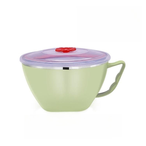 Bol à œufs en acier inoxydable 304 écologique, boîte à lunch, bols à mélanger pour fruits et soupes avec couvercle hermétique - Product Image 5