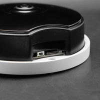Kamera Jaringan Fisheye IR Panorama 8MP, Plug and Play pada Multi NVR, Kamera IP POE Fisheye, Tampilan 360 °   Slot SD Audio Dua Arah