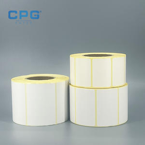 Etiqueta Adhesiva Térmica de 100x150mm, 120gsm, Resistente al Agua y a los Arañazos, Suministro Directo de Fábrica, Etiqueta para Servicio de Mensajería - Product Image 1