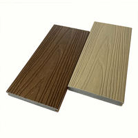 Design moderne Merbau pour l'extérieur en bois composite extrudé pour terrasse en plastique co-extrudé avec technique brossée coiffée de co-extrusion