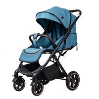 Poussette pliable haute pour bébé, 4 roues, inclinable, landau de voyage pour nourrisson et tout-petit