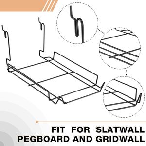 Đa chức năng dây hat Rack hiển thị cho slatwall, lưới, kim loại hat Rack hiển thị, bán lẻ hiển thị Kệ tổ chức - Product Image 3