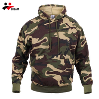 Sweat-shirt à capuche camouflage imprimé par sublimation en gros