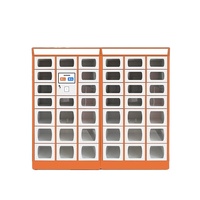 Casier de livraison de nourriture intelligent distributeur automatique de nourriture armoire de stockage de nourriture transparente automatique pour restaurant