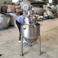 30-2000l petit détergent liquide shampooing mélangeur réservoir cosmétiques mélange savon liquide faisant la Machine chauffage à la vapeur électrique