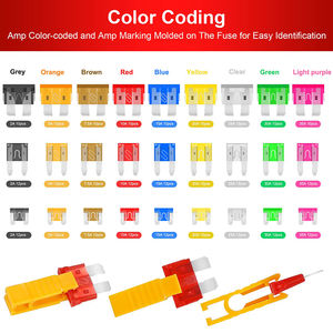 306pcs small and medium-sized fuse mini fuse combination set+test pen car fuse box - Product Image 3