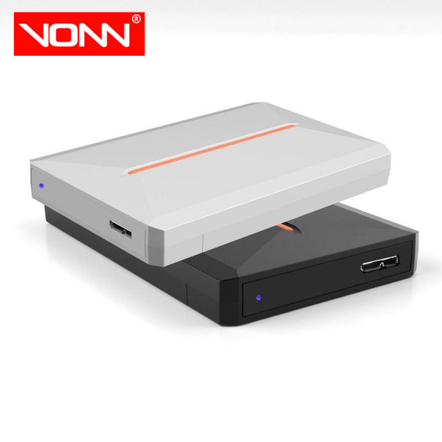New Plastic Mobile Hard Drive Case USB3.0/3.1 SATA 2.5-inch Laptop External Hard Drive Enclosure