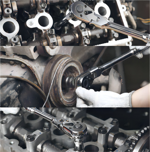 Chuyên Nghiệp 6 Pcs Điện Tác Động Có Thể Điều Chỉnh Cờ Lê Thiết Lập Dụng Cụ Tay Sửa Chữa Flex Đầu Ratchet Cờ Lê Thiết Lập - Product Image 5