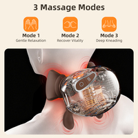 Masseur de cou, d'épaules, de dos, de taille, de jambes et de mollets avec simulation de main bionique, massage Shiatsu, tissus profonds, pétrissage 4D avec chaleur