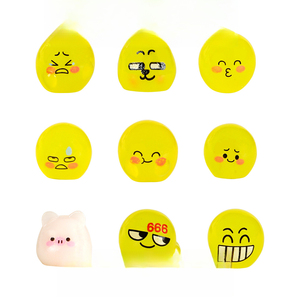 ตุ๊กตาอีโมจิ<span class=keywords><strong>การ์ตูน</strong></span>น่ารักแบบใหม่ของเคอี จั๋วจิง, ของตกแต่งไม้อวบน้ำแบบจิ๋ว DIY และงานฝีมือเรซิ่น - Product Image 5