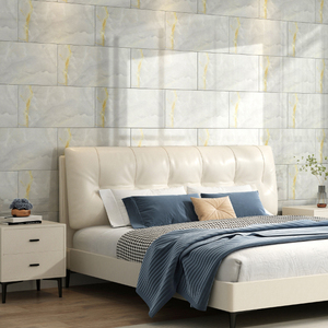 Papier peint moderne pour cuisine en marbre Nouvelle mousse <span class=keywords><strong>Pvc</strong></span> auto-adhésif <span class=keywords><strong>Carrelage</strong></span> de papier peint 3d Autocollants pour <span class=keywords><strong>carrelage</strong></span> <span class=keywords><strong>mural</strong></span> pour salle de bain - Product Image 6