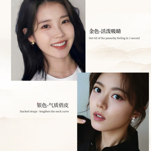 ต่างหูรูปหัวใจ Dinle Cat ทำจากเงินแท้ S925 สำหรับผู้หญิง เครื่องประดับแฟชั่นสำหรับใส่ไปทำงาน - Product Image 3