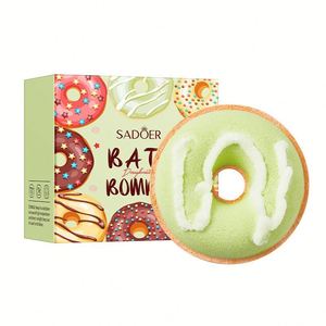 Juego de bolas de sal de baño con forma de macaron SADOER, juguete limpiador corporal, ideal para comercio transfronterizo. - Product Image 5