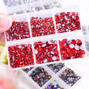 Ensemble de strass en cristal AB de tailles assorties, non thermocollants, à dos plat, en verre, pour décorations DIY - Product Image 3