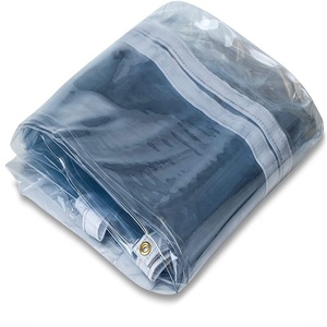 Cortina de lona transparente <span class=keywords><strong>para</strong></span> exteriores, lona de vinilo transparente impermeable <span class=keywords><strong>para</strong></span> Patio, pérgola, dosel de jardín, venta al por mayor, fábrica personalizada de China - Product Image 1