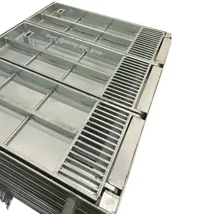 LTA Singapore steel bar grating strong special shaped structure vehicle grating as driving ramps stainless steel drive grate