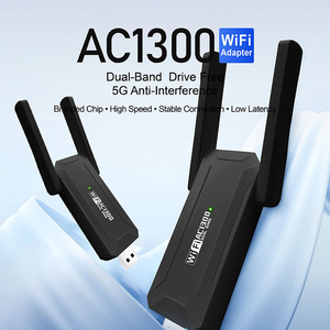 การ์ดเครือข่ายไร้สายแบบดูอัลแบนด์กิกะบิต 5G อินเทอร์เฟซ USB3.0 WIFI5 ความเร็ว 1200Mbps ภายนอกสำหรับแล็ปท็อป - Product Image 3