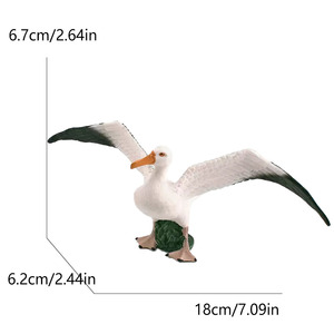 Modèles <span class=keywords><strong>de</strong></span> simulation d'animaux sauvages transfrontaliers en PVC : Élan, Loup brun, Ovipè<span class=keywords><strong>de</strong></span>, Tortue dorée, Albatros, Modèle <span class=keywords><strong>de</strong></span> maternité - Product Image 5
