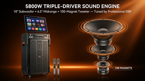 Professional 21.5" Touch Screen Sound System With 18" for High-end Hospitality Entertainment & Outdoor Events High-end S - Product Image 5