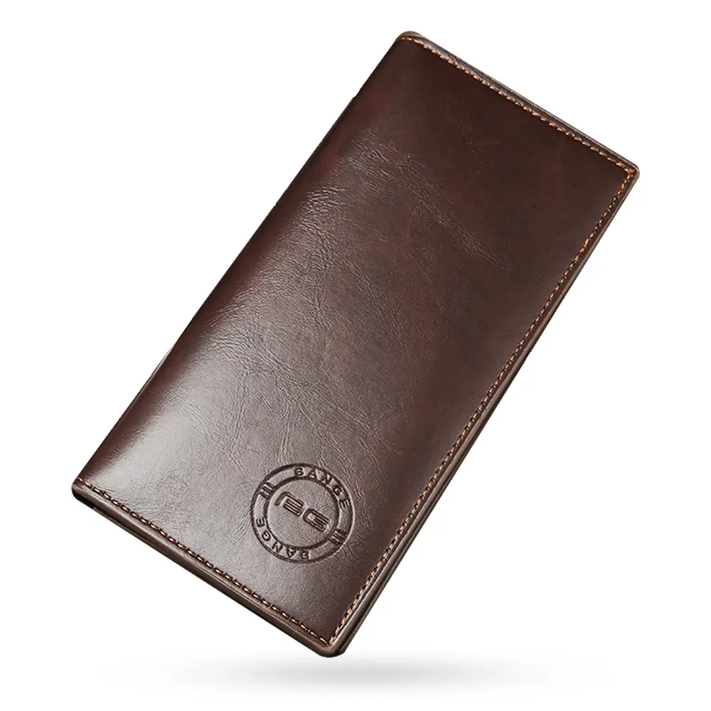 Factory New Design Wholesale Cheap Credit Card Long Minimalist Leather Slim Custom Card Smart Men Wallet