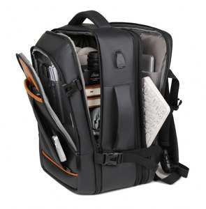 Sac à dos multifonctionnel extensible en PU avec logo personnalisé, idéal pour ordinateur portable, avec sangle dissimulée – Vente chaude usine - Product Image 4