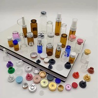 InjexMed - Vial de Vidrio Transparente Portátil de 3 ml para Viajes, Cuidado Personal, Suero Corporal, Solución de Envase Cosmético Líquido