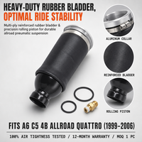 Ressort pneumatique de suspension Wanray, arrière gauche, hauteur réglable pour A6 C5 Allroad Quattro Avant 4Z7616051D 4Z7616051B