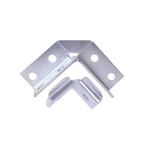 Four Hole <b>Corner</b> <b>Protector</b> Q235 Carbon Steel Zinc Plated For C Steel Connection Guard Shield - Product Image 1