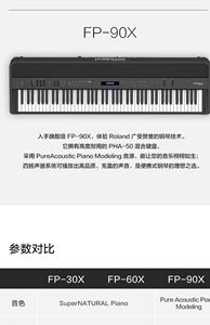 Piano électrique à marteaux de marque <span class=keywords><strong>Roland</strong></span> FP90X, couleur noire, NEUF, FP-90X, 88 touches, clavier électronique - Product Image 6