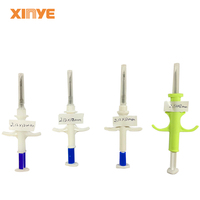 2.12*12mm 134.2khz Fdx B Programmable RFID Microchip Seringue pour Chien Chat Bioglass Implantable Animal ID Tag Cartes De Contrôle D'accès