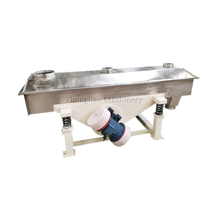 Tamis vibrant <span class=keywords><strong>linéaire</strong></span> industriel en acier inoxydable, moteur haute efficacité, pour poudre alimentaire, sel et granulés - Product Image 2